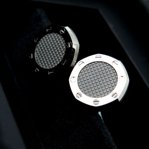 Audemars Piguet Ruthenium Royal Oak Cufflinks - Image 5