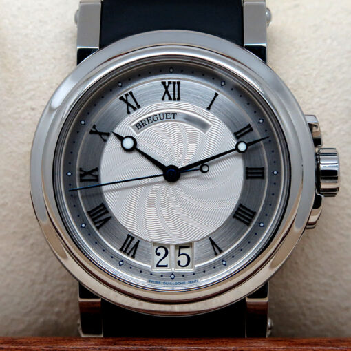 Breguet 5817ST Marine Big Date Automatic with Silver Dial - Image 4