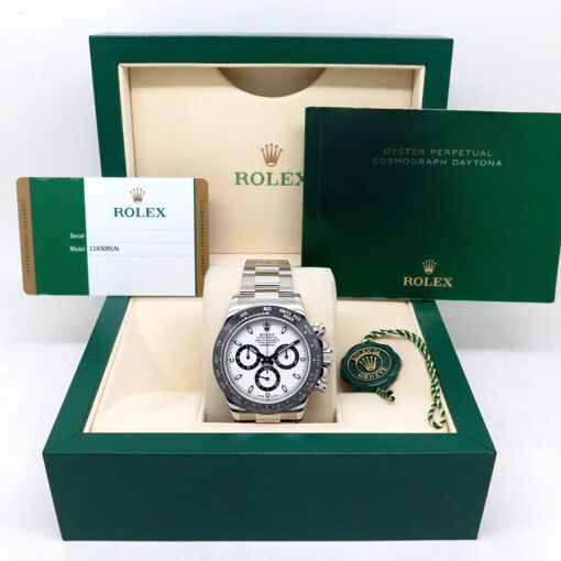 Rolex 116500LN Cosmograph Daytona with White Dial - Image 2