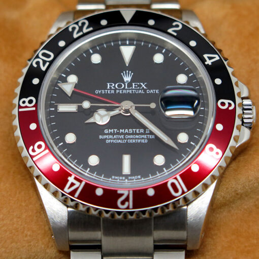 Rolex 16710 GMT Master II with Red/Black Bezel - Image 3