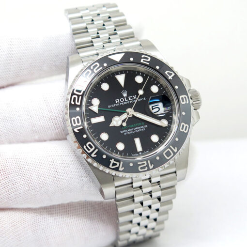 Rolex 126710GRNR GMT Master II on Jubilee