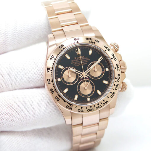 Rolex 116505 Cosmograph Daytona 18K Rose Gold with Black Dial