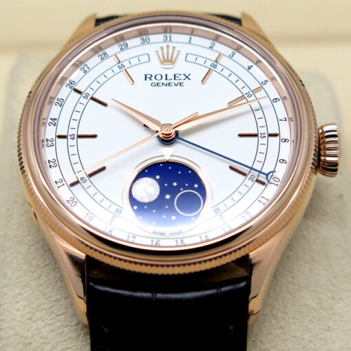 Rolex 50535 Cellini Moonphase 18K Rose Gold (New Old Stock) - Image 3