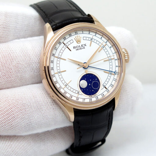 Rolex 50535 Cellini Moonphase 18K Rose Gold (New Old Stock)
