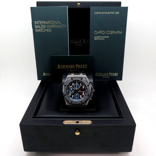 Alternative view of Audemars Piguet 26470ST Royal Oak Offshore Chronograph with Brown Dial