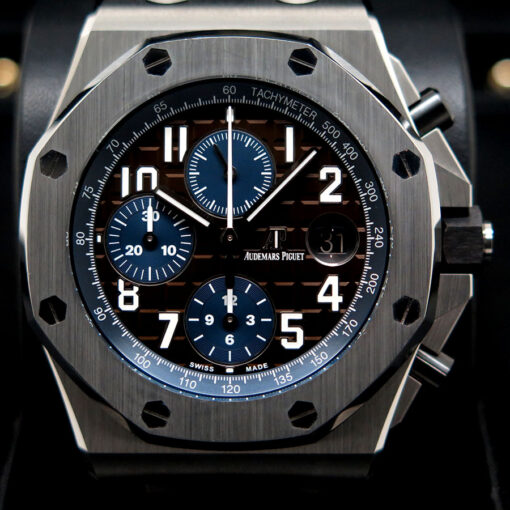 Audemars Piguet 26470ST Royal Oak Offshore Chronograph with Brown Dial - Image 3
