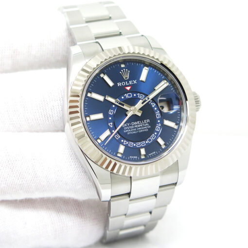 Rolex 326934 Skydweller with Blue Dial on Oyster (New Old Stock)
