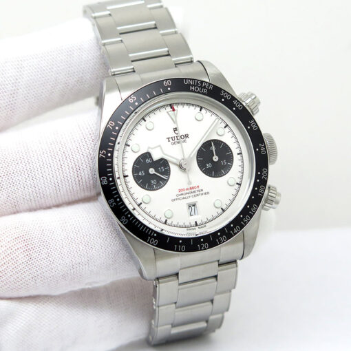 Tudor 79360N Black Bay Chronograph with White Dial