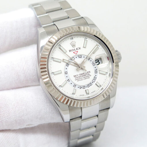Rolex 326934 Skydweller with White Dial on Oyster