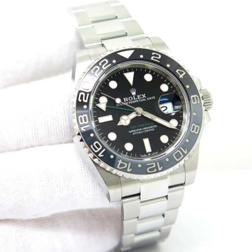 Rolex 126710GRNR GMT Master II on Oyster