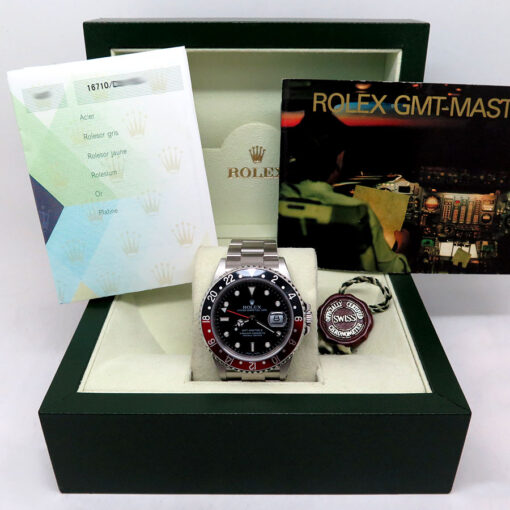 Rolex 16710 GMT Master II with Red/Black Bezel - Image 2