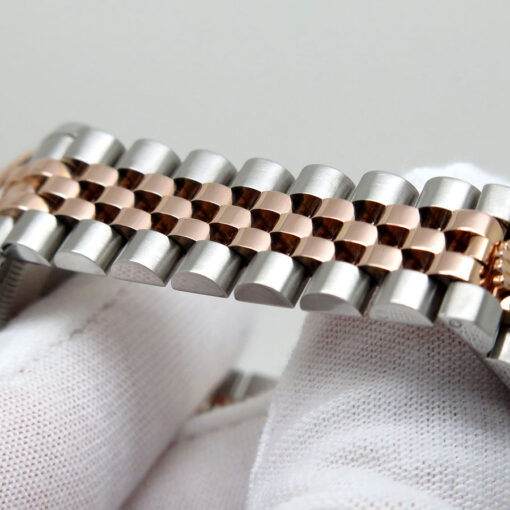 Rolex 178271 Datejust 18K/SS with Chocolate Roman Diamond "VI" Dial on Jubilee - Image 7