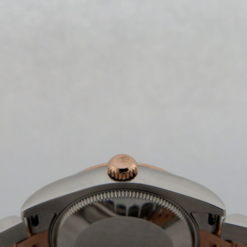 Rolex 178271 Datejust 18K/SS with Chocolate Roman Diamond 