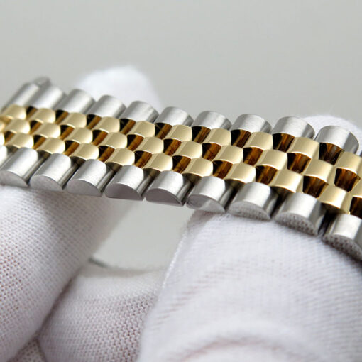 Rolex 126333 Datejust 41 18K/SS with Silver Stick Dial on Jubilee - Image 6