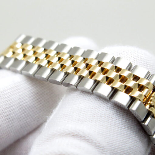 Rolex 279383RBR Datejust 18K/SS with Champagne Diamond Dial & Bezel on Jubilee - Image 8