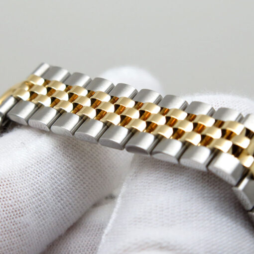 Rolex 279383RBR Datejust 18K/SS with Champagne Diamond Dial & Bezel on Jubilee - Image 6