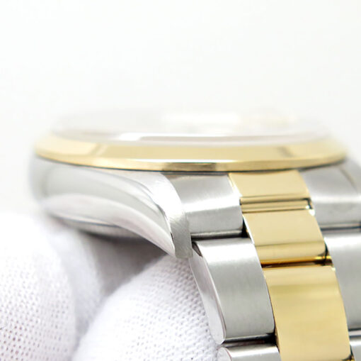 Rolex 15203 Oyster Perpetual Date 18K/SS with Champagne Stick Dial - Image 9