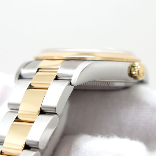 Rolex 15203 Oyster Perpetual Date 18K/SS with Champagne Stick Dial - Image 8