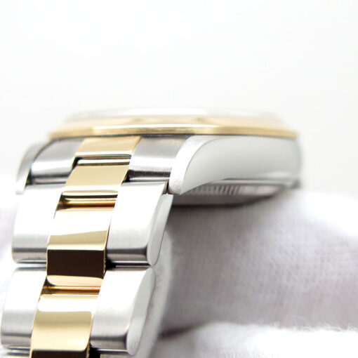 Rolex 15203 Oyster Perpetual Date 18K/SS with Champagne Stick Dial - Image 6