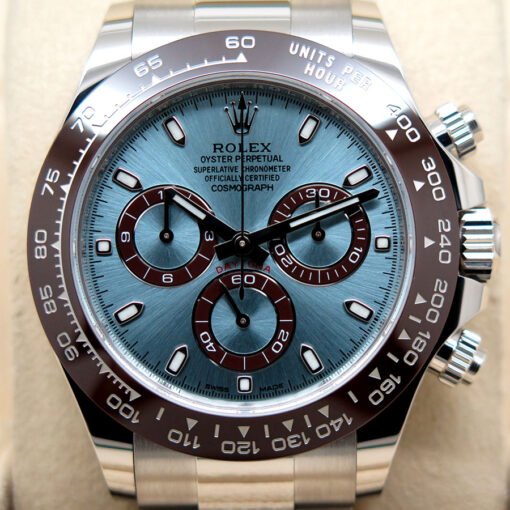 Rolex 116506 Cosmograph Daytona Platinum with Ice Blue Dial - Image 3
