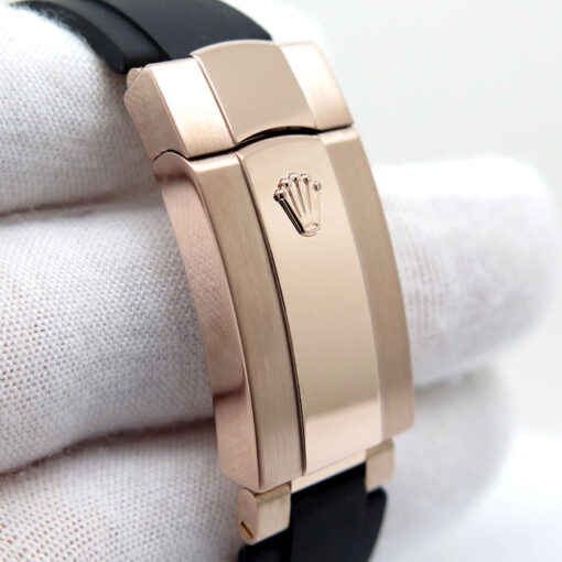 Rolex 326235 Skydweller 18K Rose Gold with Slate Dial on Oysterflex - Image 7
