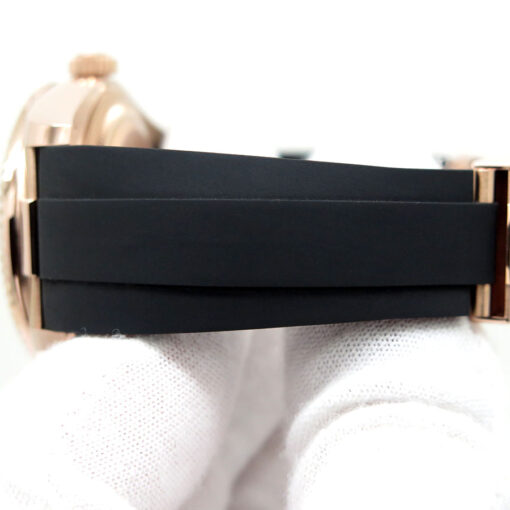 Rolex 326235 Skydweller 18K Rose Gold with Slate Dial on Oysterflex - Image 8