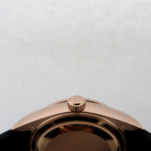 Rolex 326235 Skydweller 18K Rose Gold with Slate Dial on Oysterflex - Image 4