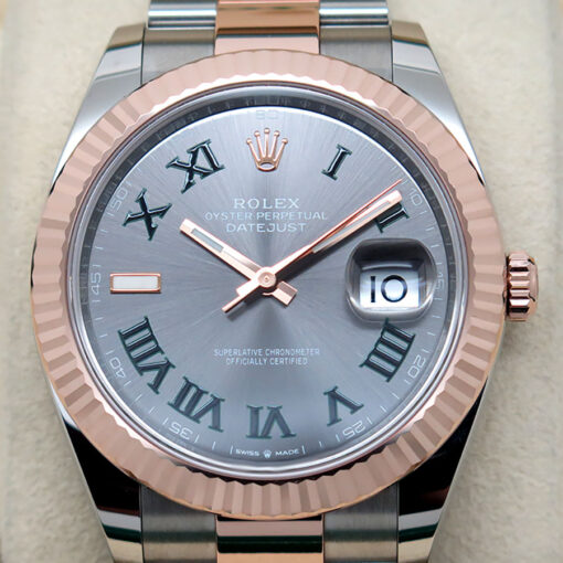 Rolex 126331 Datejust 41 18K/SS with Slate Roman Dial on Oyster - Image 3