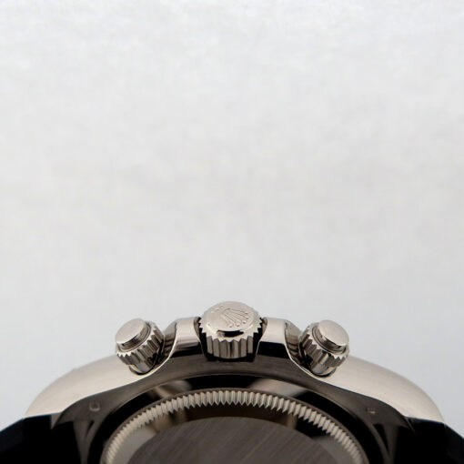 Rolex 126519LN Cosmograph Daytona 18K White Gold with Black Dial on Oysterflex - Image 4