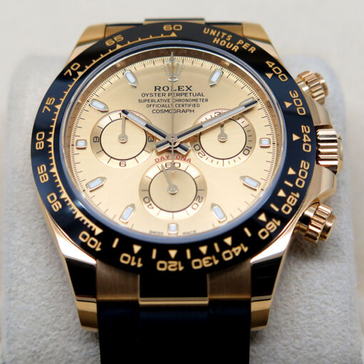 Rolex 116518LN Cosmograph Daytona 18K Yellow Gold with Champagne Dial - Image 3