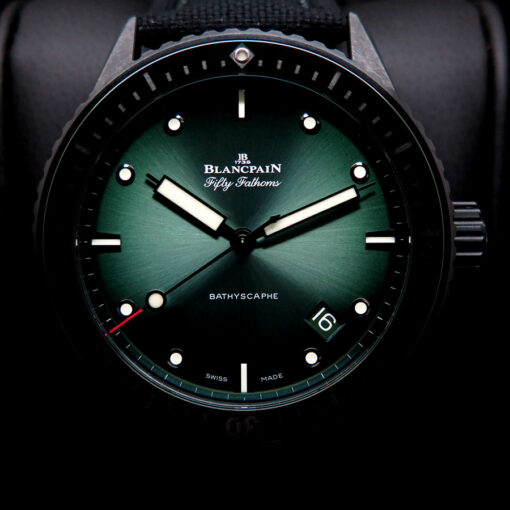 Blancpain Fifty Fathoms Bathyscaphe Ceramic Diver with Green Dial - Image 4
