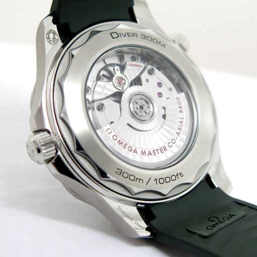 Omega Seamaster Diver 300m with Green Dial on Strap - Image 4