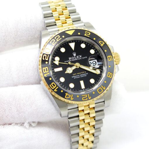 Rolex 126713GRNR GMT Master II 18K/SS on Jubilee