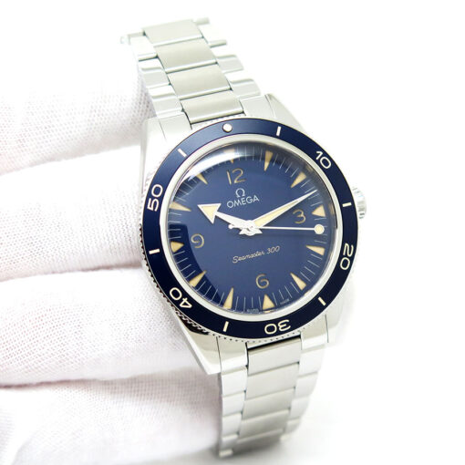 Omega Seamaster 300 Co‑Axial Master Chronometer 41 mm with Blue Dial
