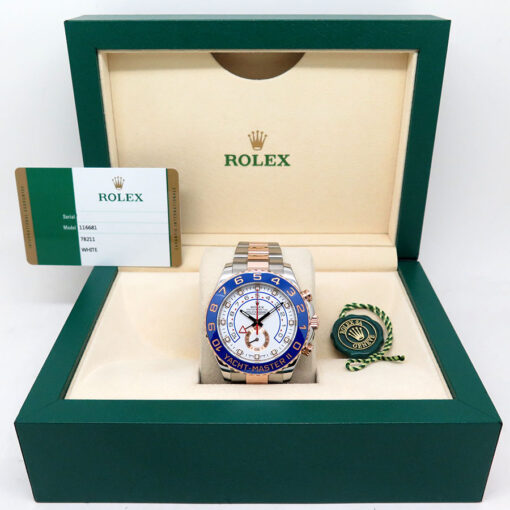 Rolex 116681 Yachtmaster II 18K/SS - Image 2