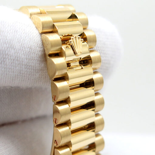 Rolex 128238 Day Date 18K Yellow Gold with White Roman Dial - Image 7
