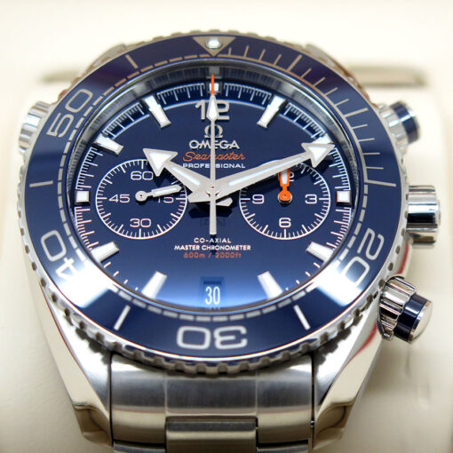 Omega Seamaster Planet Ocean 600m Chronograph with Blue Dial - Image 3