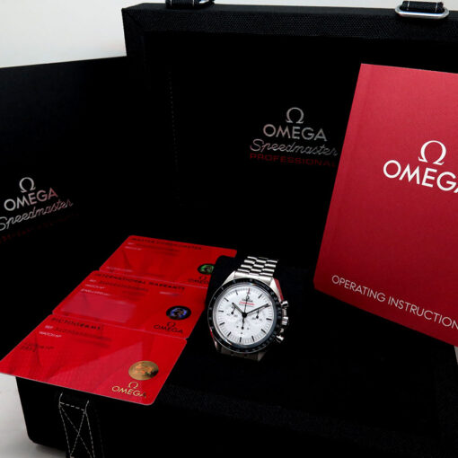 Omega Speedmaster Professional Moonwatch “Sapphire Sandwich” with White Dial - Image 2