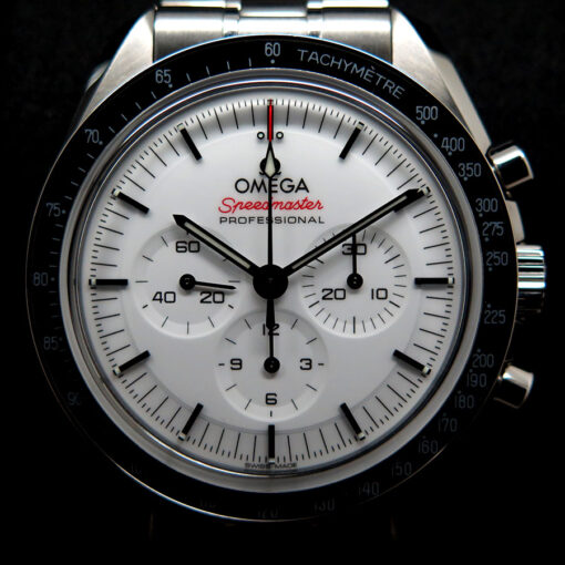 Omega Speedmaster Professional Moonwatch “Sapphire Sandwich” with White Dial - Image 3