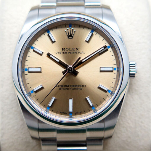 Rolex 114200 Oyster Perpetual with White Grape Dial - Image 3