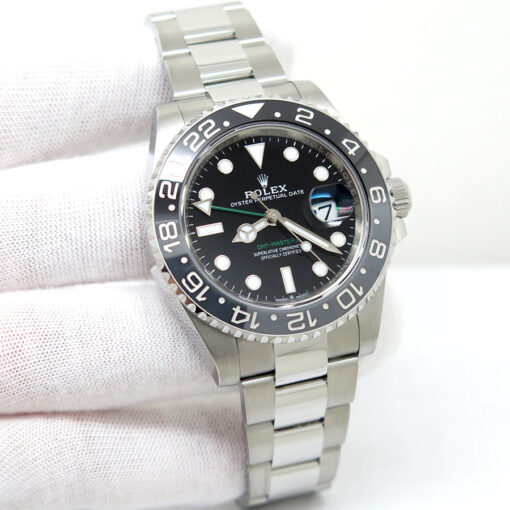 Rolex 126710GRNR GMT Master II on Oyster