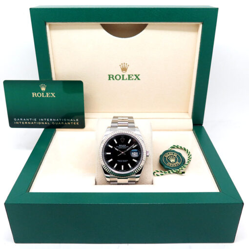 Rolex 126334 Datejust 41 with Black Stick Dial on Oyster - Image 2