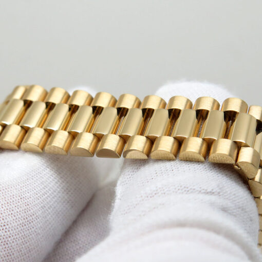 Rolex 278278 Datejust 31 Yellow Gold with Champagne Diamond Dial on President - Image 6