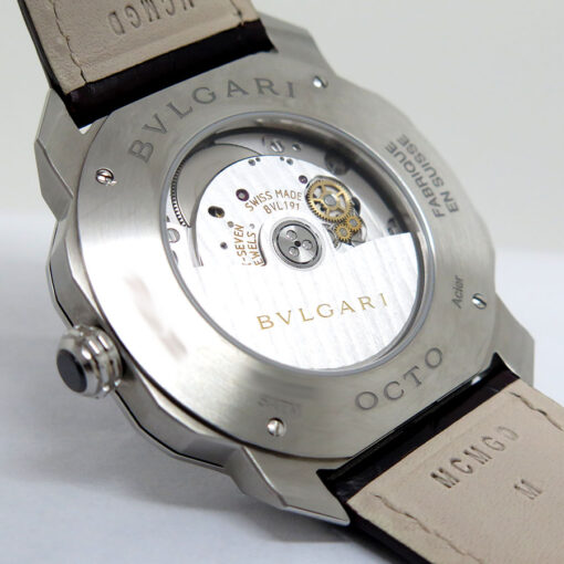 Bulgari 102705 Octo Roma 41mm Automatic with Brown Dial on Leather - Image 5