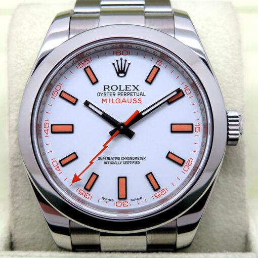 Rolex 116400 Milgauss with White Dial - Image 3