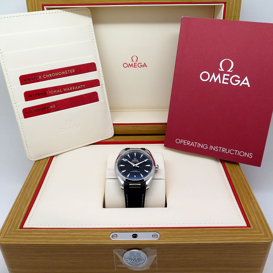 Omega Seamaster Aqua Terra 150m with Black Dial 38mm on Strap