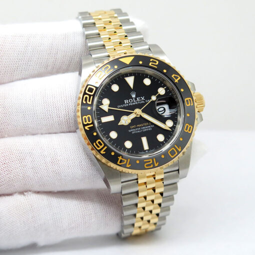 Rolex 126713GRNR GMT Master II 18K/SS on Jubilee