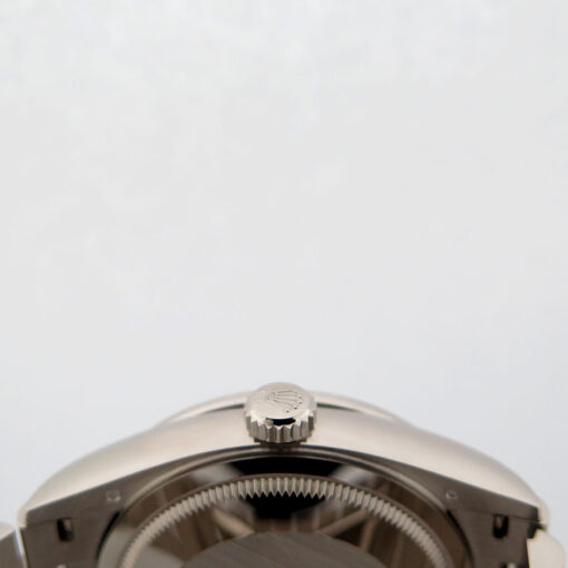 Rolex 128349RBR Day Date 36 with Mother of Pearl Diamond Dial & Diamond Bezel - Image 4