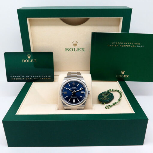 Rolex 124300 Oyster Perpetual 41mm with Blue Dial - Image 2