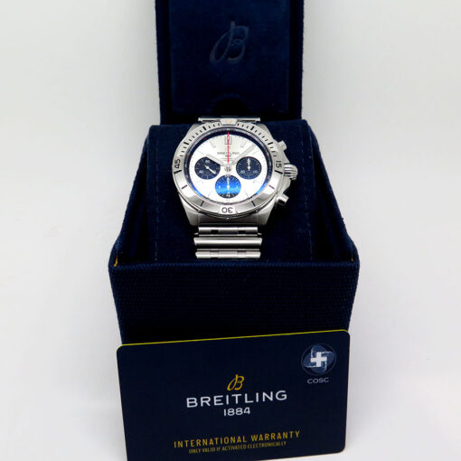 Breitling AB0134 Chronomat B01 42mm with Silver Dial - Image 2